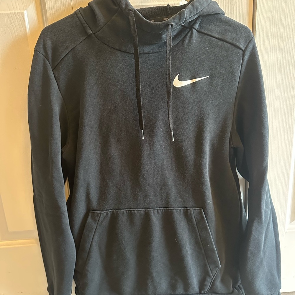 Nike Black Sweater with Cuffs and Hood